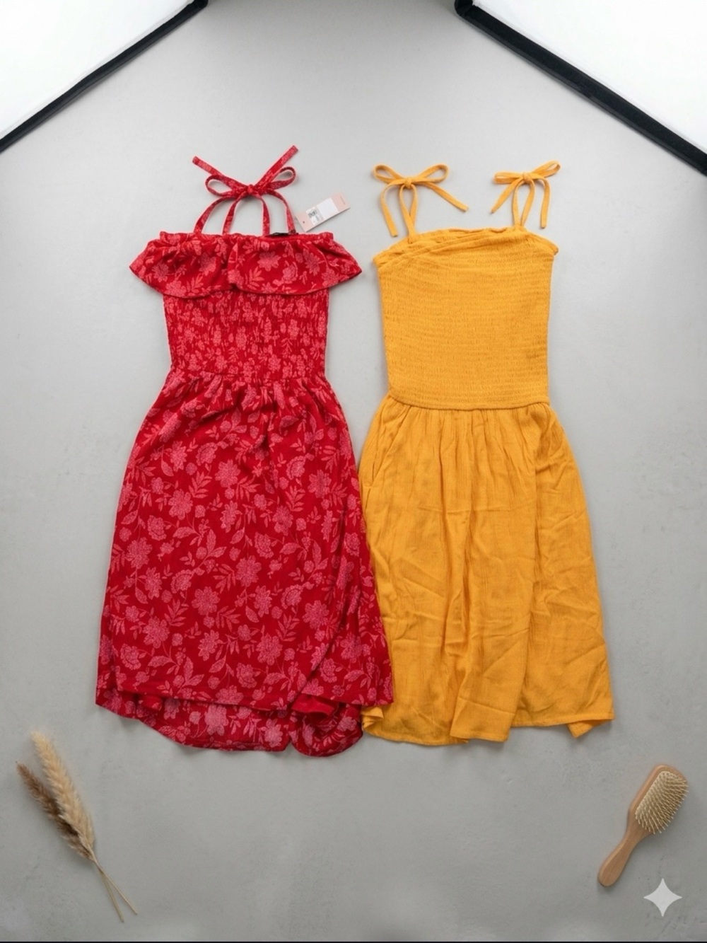 2 summer rompers with pockets